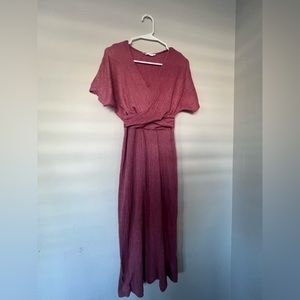 All in Favor Salmon Dress